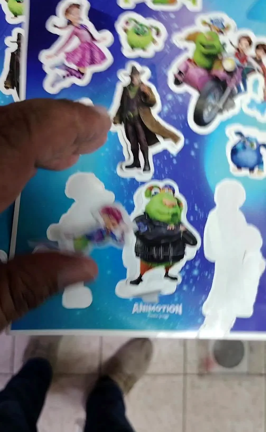 Die Cut Custom Shape Peel Demonstration