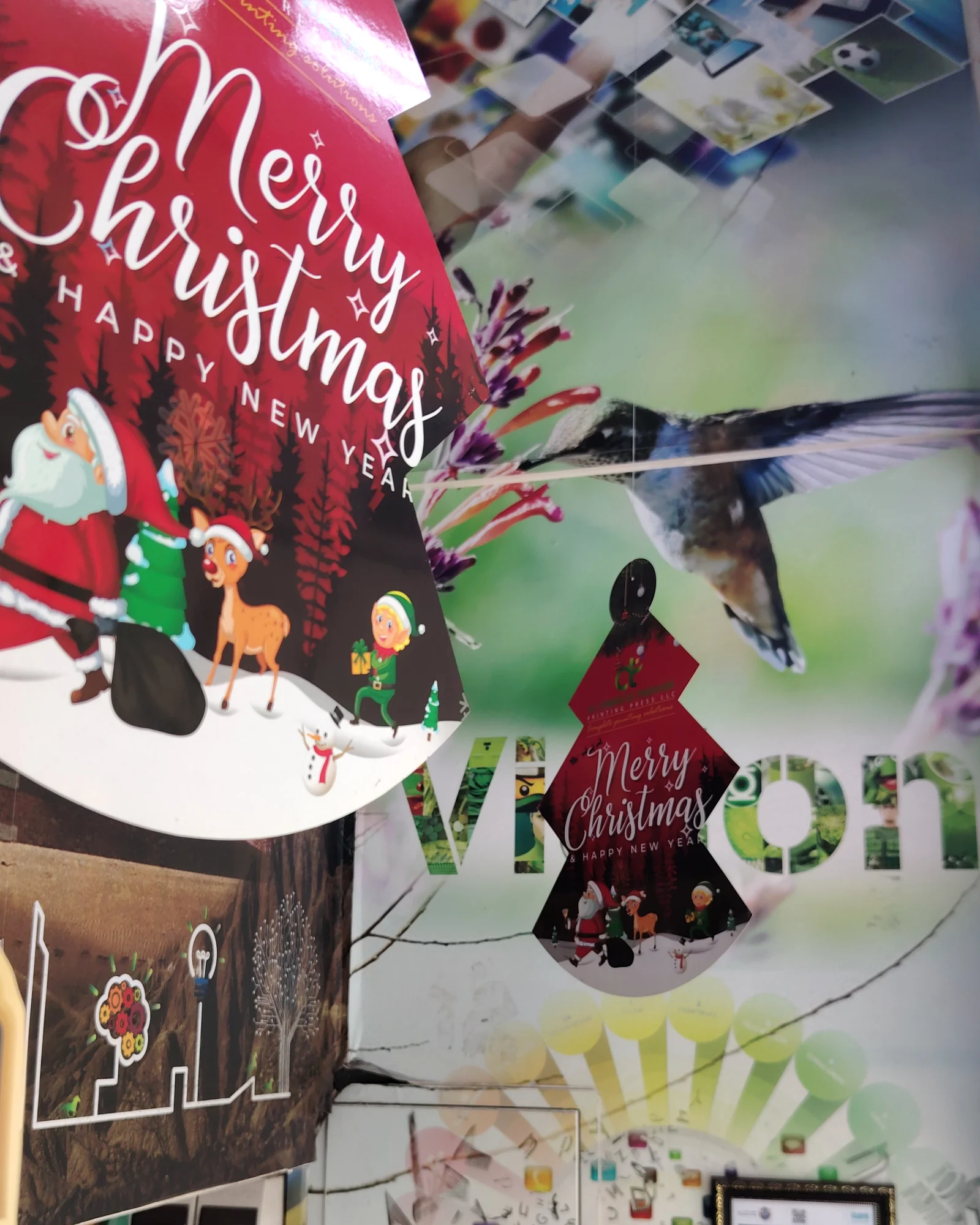 Finished wall graphics project